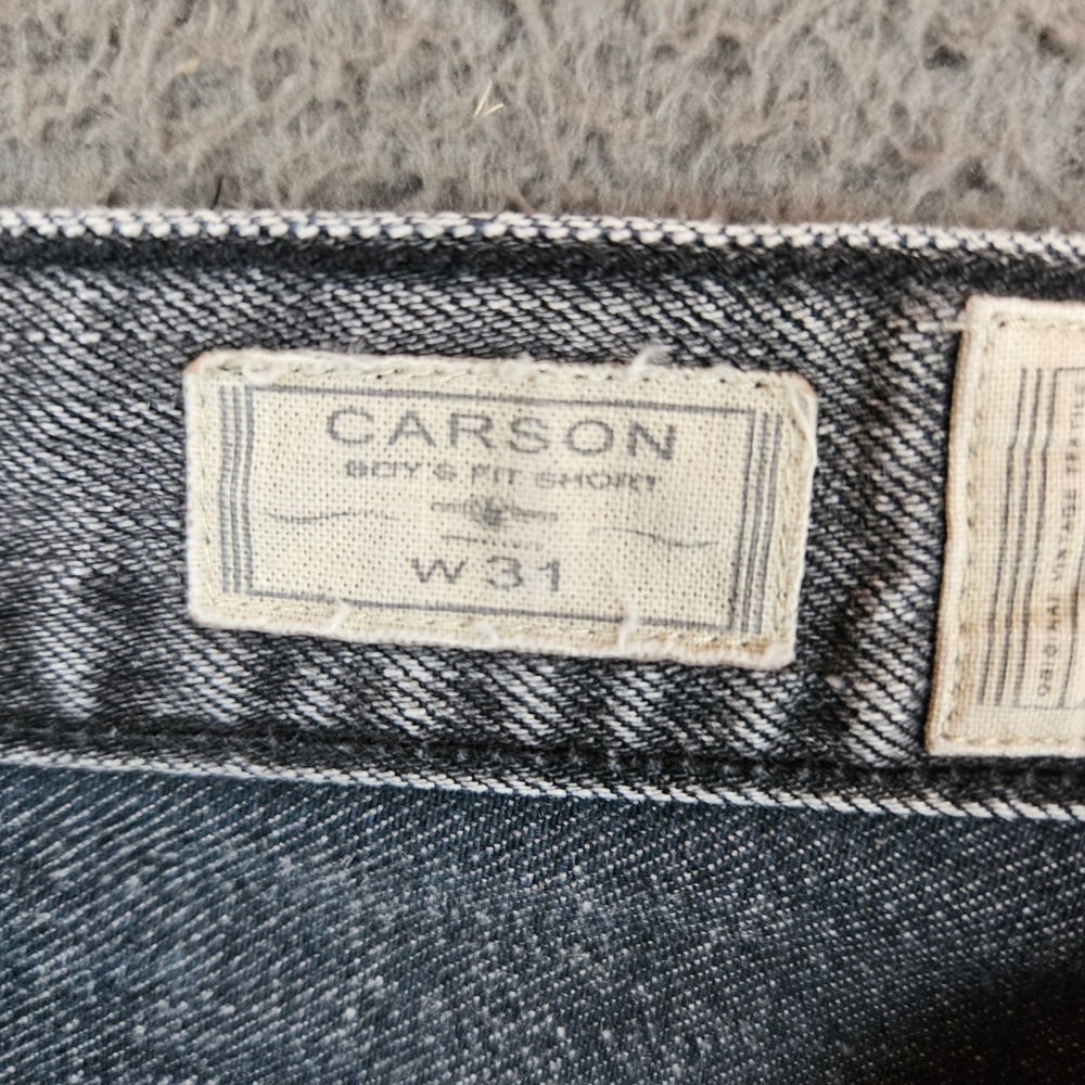 AllSaints Carson Boyfit Shorts Gray Distressed Denim Cut‎ Off Womens Size 31 - Picture 6 of 8
